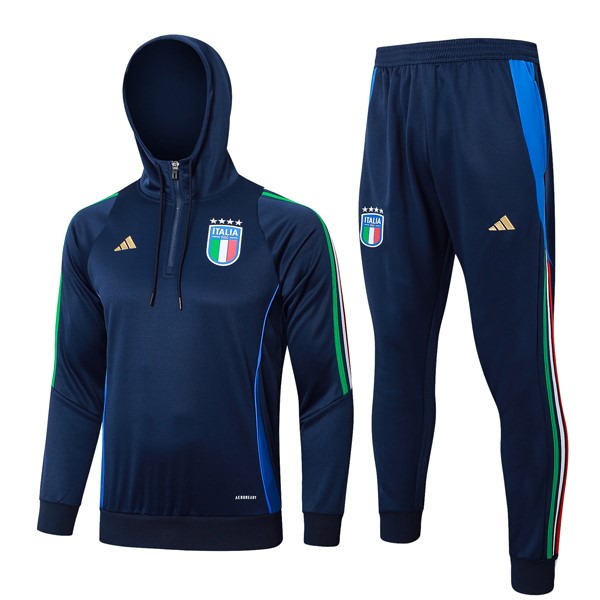 Hoodies Italien 2024-2025 Blau 3